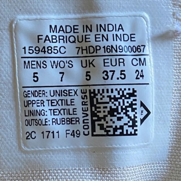 Converse Chuck Taylor All Star Low Top Sneakers - Picture 6 of 6